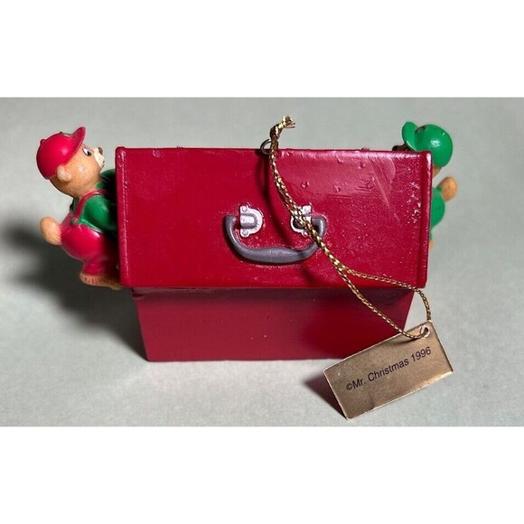 1996 Mr Christmas-Sears Craftsman Miniature TOOL BOX Christmas Ornament - Picture 4 of 4